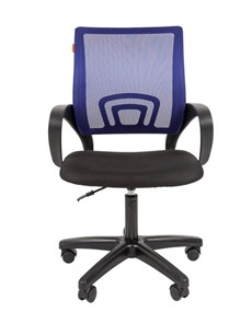 Кресло офисное CHAIRMAN 696 black LT, синий в Вологде - предосмотр 1