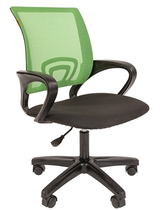 Компьютерное кресло CHAIRMAN 696 black LT, зеленое в Вологде - изображение