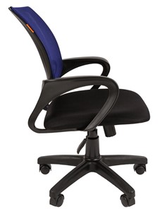 Кресло офисное CHAIRMAN 696 black Сетчатый акрил DW61 синий в Вологде - предосмотр 2