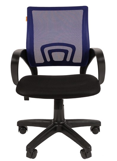 Кресло офисное CHAIRMAN 696 black Сетчатый акрил DW61 синий в Вологде - изображение 1