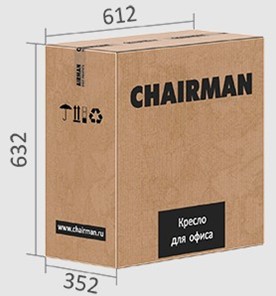 Офисное кресло CHAIRMAN 698 black TW, ткань, цвет серый в Вологде - предосмотр 3