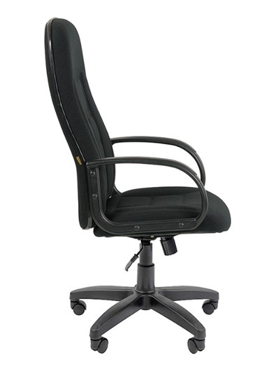Кресло компьютерное CHAIRMAN 727 ткань ст., цвет черный в Вологде - изображение 4