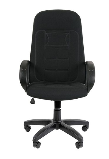 Кресло компьютерное CHAIRMAN 727 ткань ст., цвет черный в Вологде - изображение 2
