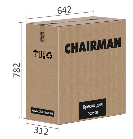 Кресло CHAIRMAN 727 ткань ст., цвет серый в Вологде - изображение 5
