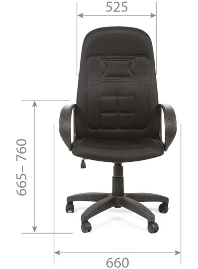 Компьютерное кресло CHAIRMAN 727 TW 12, цвет серый в Вологде - изображение 4