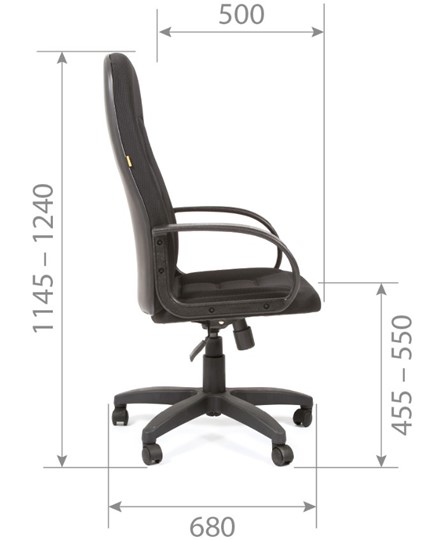 Компьютерное кресло CHAIRMAN 727 TW 12, цвет серый в Вологде - изображение 5