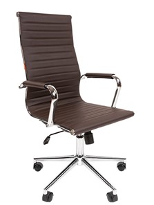 Кресло компьютерное CHAIRMAN 755, коричневое в Вологде