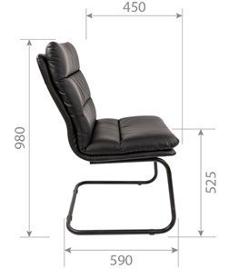 Компьютерное кресло CHAIRMAN 919V черное в Вологде - предосмотр 6