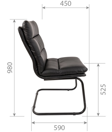 Компьютерное кресло CHAIRMAN 919V черное в Вологде - изображение 6