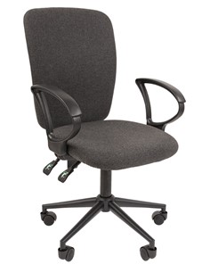 Офисное кресло CHAIRMAN 9801 BLACK, серое в Вологде