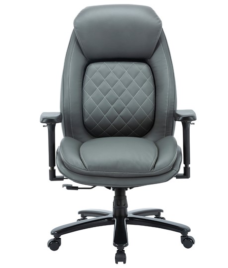Офисное кресло CHAIRMAN CH403, серый, эко кожа в Вологде - изображение 1