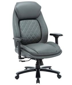 Офисное кресло CHAIRMAN CH403, серый, эко кожа в Вологде - предосмотр