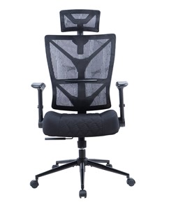 Кресло компьютерное CHAIRMAN CH566 сетчатый акрил черный / полиэстер черный в Вологде - предосмотр 1