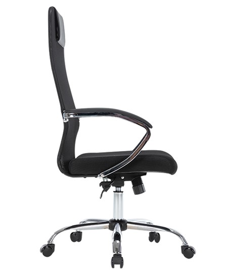 Кресло компьютерное CHAIRMAN CH612 Сетчатый акрил / Ткань стандарт / Экокожа, черный в Вологде - изображение 2