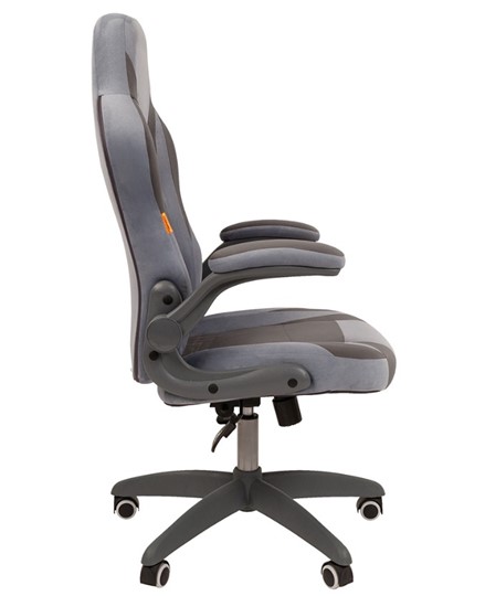 Кресло офисное CHAIRMAN Game 55 цвет TW голубой/серый в Вологде - изображение 4