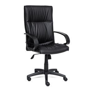 Офисное кресло DAVOS кож/зам, черный, арт.1042 в Вологде