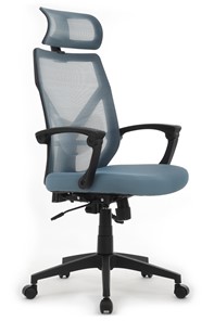 Кресло компьютерное Design OLIVER W-203 AC, Синий в Вологде - предосмотр