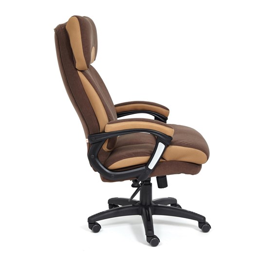 Офисное кресло DUKE флок/ткань, коричневый/бронза, 6/TW-21 арт.14043 в Вологде - изображение 6