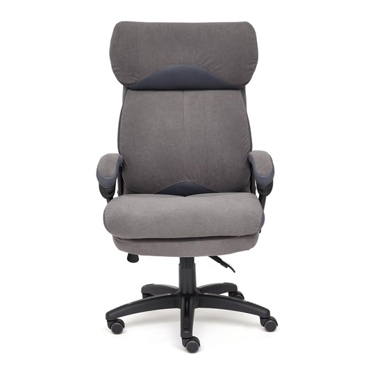 Офисное кресло DUKE флок/ткань, серый/серый, 29/TW-12 арт.14039 в Вологде - изображение 1