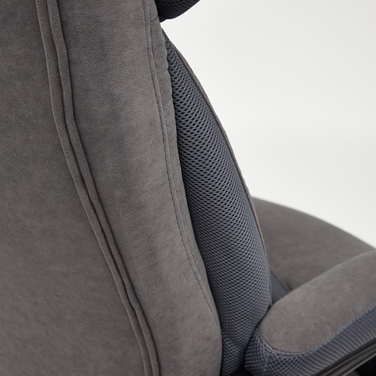 Офисное кресло DUKE флок/ткань, серый/серый, 29/TW-12 арт.14039 в Вологде - изображение 17