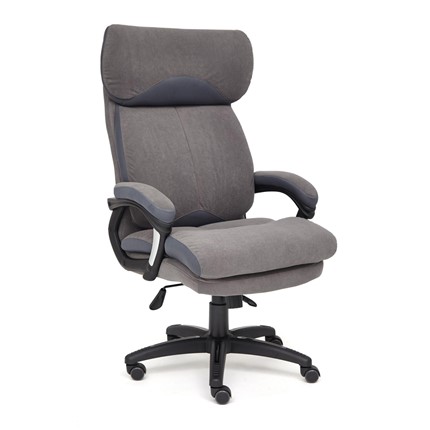 Офисное кресло DUKE флок/ткань, серый/серый, 29/TW-12 арт.14039 в Вологде - изображение