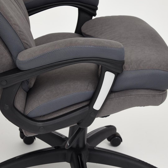 Офисное кресло DUKE флок/ткань, серый/серый, 29/TW-12 арт.14039 в Вологде - изображение 9