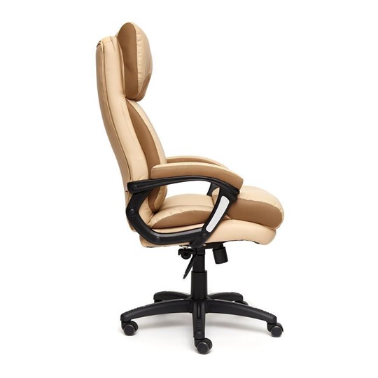 Компьютерное кресло DUKE кож/зам/ткань, бежевый/бронза, 36-34/21 арт.12906 в Вологде - изображение 1
