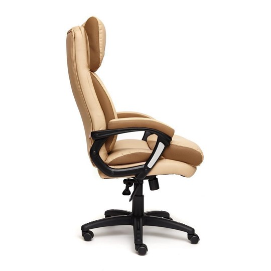Компьютерное кресло DUKE кож/зам/ткань, бежевый/бронза, 36-34/21 арт.12906 в Вологде - изображение 15