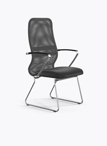 Кресло офисное Ergolife Sit 8 B2-9K - X1+Extra (Св.серый-Черный) в Вологде - предосмотр