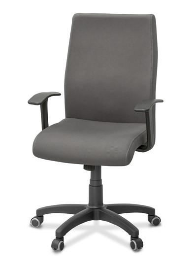 Кресло в офис Like, ткань TW / серая в Вологде - изображение 2