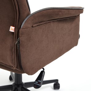 Офисное кресло MADRID флок, коричневый, 6 арт.13944 в Вологде - предосмотр 5