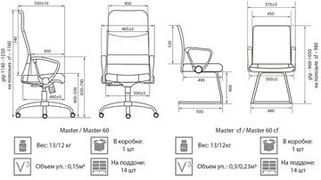 Кресло компьютерное Master GTPH Ch1 W01T01 в Вологде - предосмотр 3