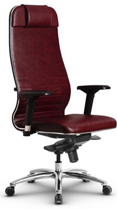 Кресло офисное Metta L 1m 38K2/4D мультиблок, нижняя часть 17838 бордовый в Вологде - изображение
