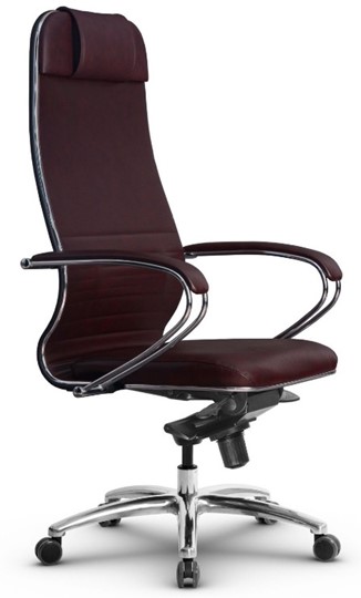 Кресло офисное Metta L 1m 38K2/K мультиблок, нижняя часть 17838 бордовый в Вологде - изображение 1