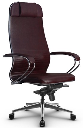 Кресло офисное Metta L 1m 38K2/K мультиблок, нижняя часть 17839 бордовый в Вологде - изображение