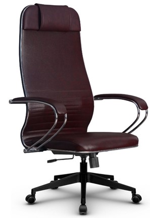 Кресло офисное Metta L 1m 38K2/K топган, нижняя часть 17832 бордовый в Вологде - изображение