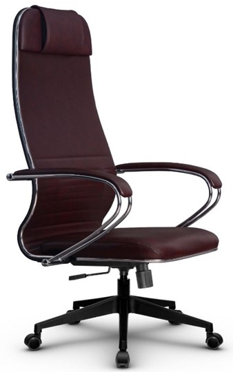 Кресло офисное Metta L 1m 38K2/K топган, нижняя часть 17832 бордовый в Вологде - изображение 1