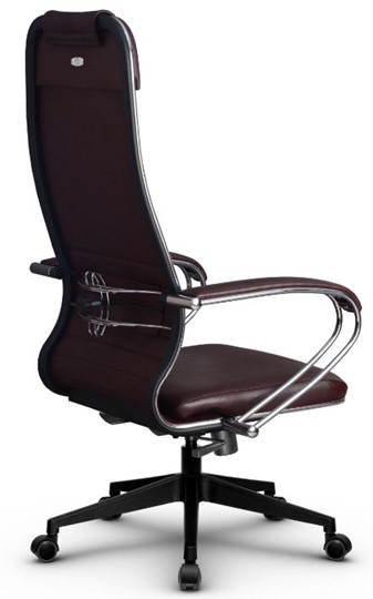 Кресло офисное Metta L 1m 38K2/K топган, нижняя часть 17832 бордовый в Вологде - изображение 3