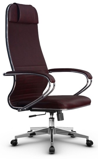 Кресло офисное Metta L 1m 38K2/K топган, нижняя часть 17834 бордовый в Вологде - изображение 1