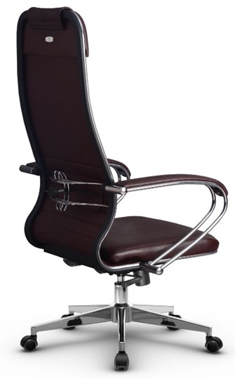 Кресло офисное Metta L 1m 38K2/K топган, нижняя часть 17834 бордовый в Вологде - изображение 3