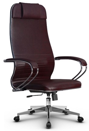 Кресло офисное Metta L 1m 38K2/K топган, нижняя часть 17834 бордовый в Вологде - изображение