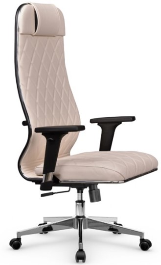 Кресло офисное Мetta L 1m 40M/2D Infinity Easy Clean (MPES) топган, нижняя часть 17834 светло-бежевый в Вологде - изображение 1