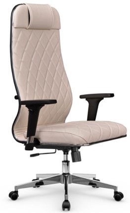 Кресло офисное Мetta L 1m 40M/2D Infinity Easy Clean (MPES) топган, нижняя часть 17834 светло-бежевый в Вологде - изображение