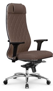 Кресло офисное Мetta L 1m 40M/2D Infinity Easy Clean (MPES) мультиблок, нижняя часть 17838 коричневый в Вологде