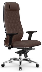 Кресло офисное Мetta L 1m 40M/2D Infinity Easy Clean (MPES) мультиблок, нижняя часть 17838 темно-коричневый в Вологде