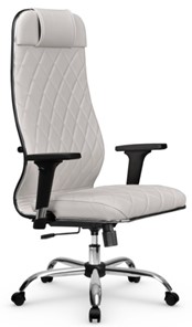 Кресло офисное Мetta L 1m 40M/2D Infinity Easy Clean (MPES) топган, нижняя часть 17833 белый в Вологде - предосмотр