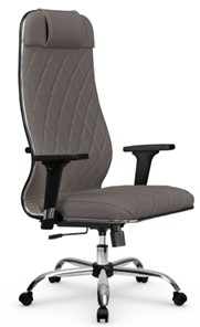Кресло офисное Мetta L 1m 40M/2D Infinity Easy Clean (MPES) топган, нижняя часть 17833 серый в Вологде - предосмотр