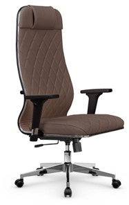 Кресло офисное Мetta L 1m 40M/2D Infinity Easy Clean (MPES) топган, нижняя часть 17834 светло-коричневый в Вологде - предосмотр