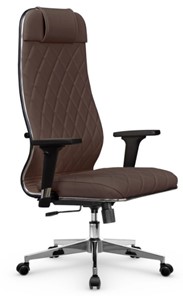 Кресло офисное Мetta L 1m 40M/2D Infinity Easy Clean (MPES) топган, нижняя часть 17834 темно-коричневый в Вологде - предосмотр