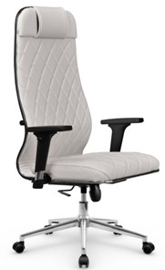 Кресло офисное Мetta L 1m 40M/2D Infinity Easy Clean (MPES) топган OMS, нижняя часть 17853 белый в Вологде - предосмотр